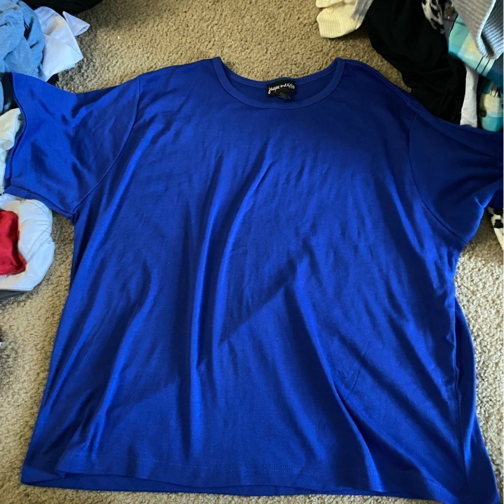Womens Blue Jacque and Koko Shirt